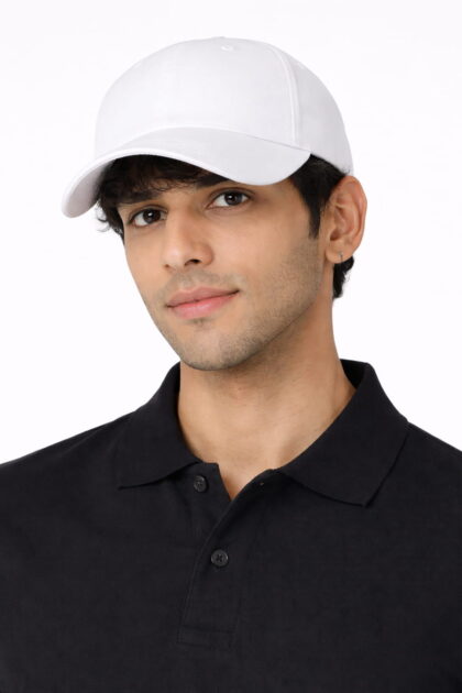 EverBasic Classic Baseball Cap White